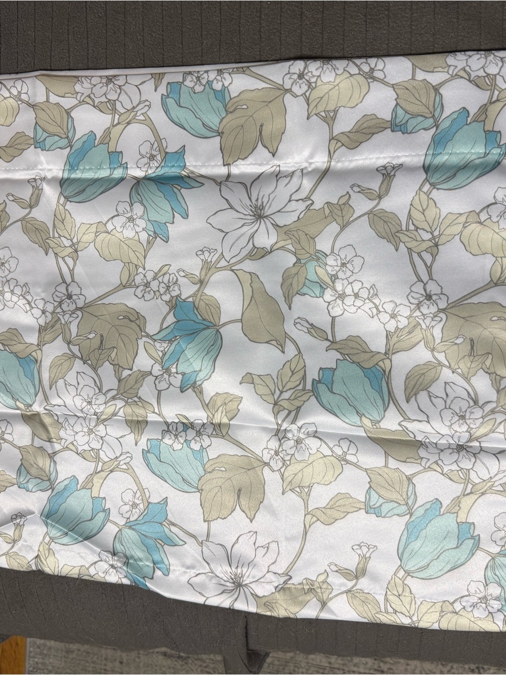 Floral Curtain Panel - 18” X 54” valence